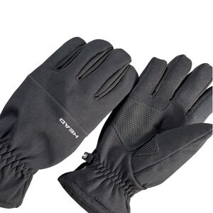 HEAD SENSATEC Mens Black Windproof Touchscreen Winter Performance Gloves XL